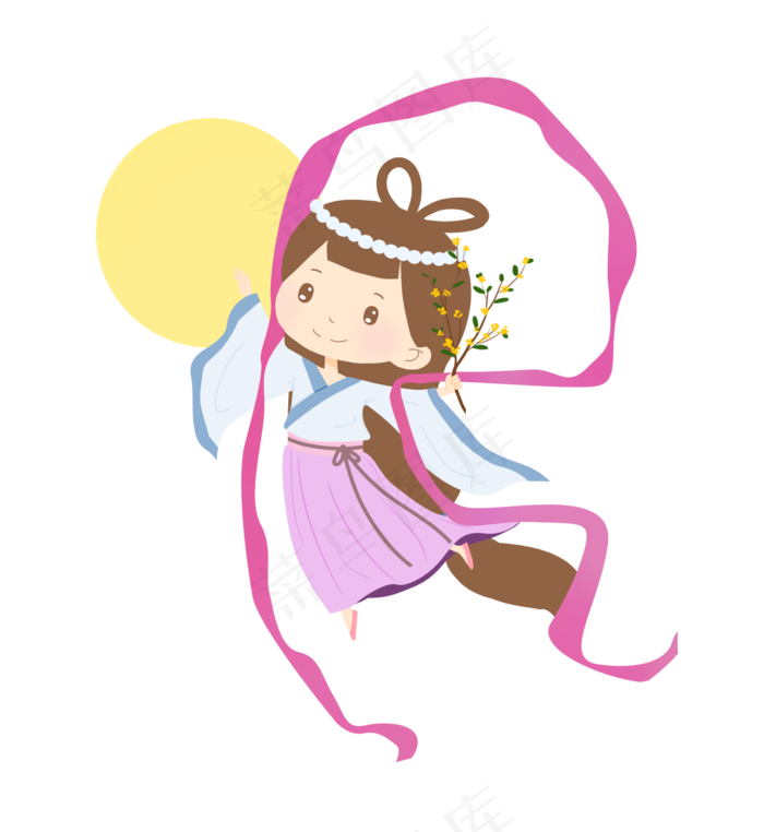 中秋节奔月嫦娥