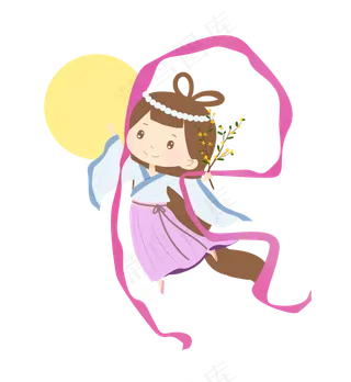 中秋节奔月嫦娥