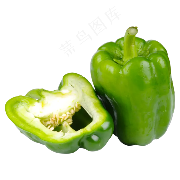 绿色菜椒蔬菜食物元素(2000X2000(DPI:300))