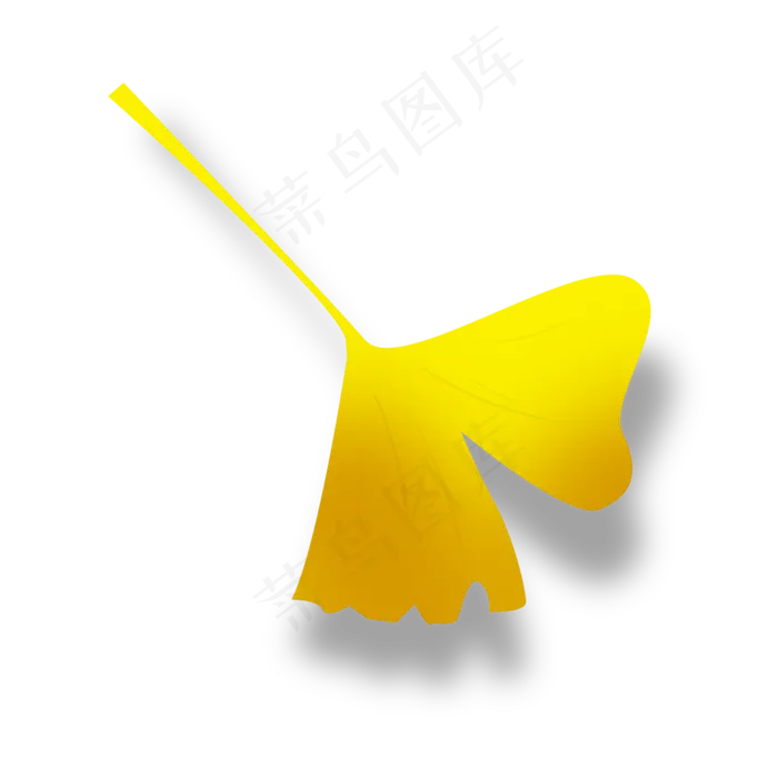 秋叶银杏叶秋天落叶可商用手绘元(2000X2000(DPI:150))psd模版下载