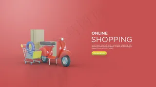 使用vespa和购物车实现社交媒体在线购物的三维渲染