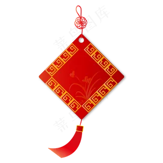 中国风红色促销吊牌