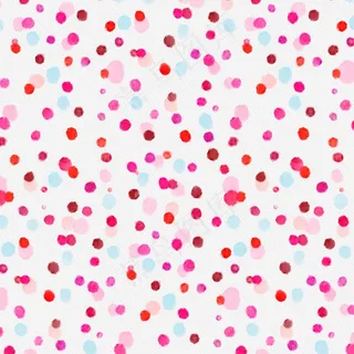 水彩手绘圆点图案