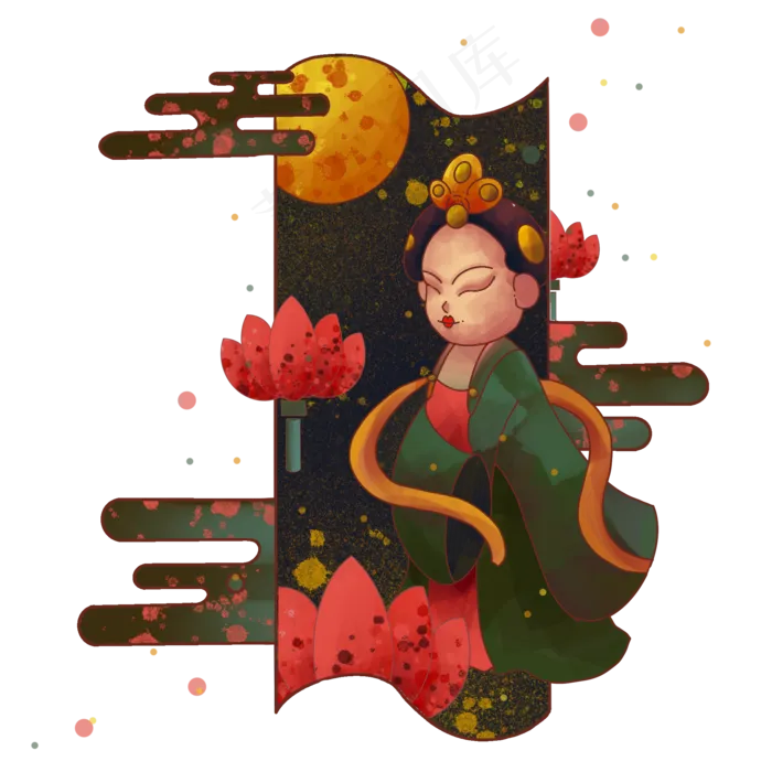 花好月圆度中秋(2000X2000(DPI:300))psd模版下载