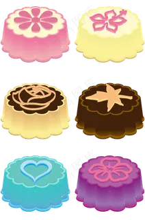 中秋月饼冰皮套图