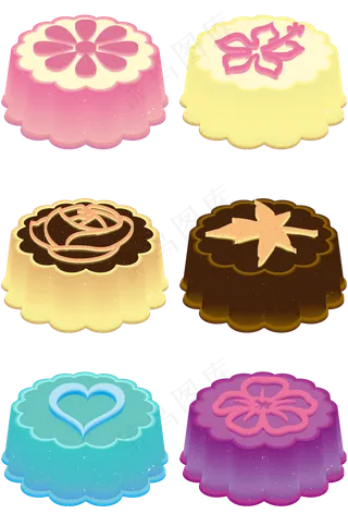 中秋月饼冰皮套图