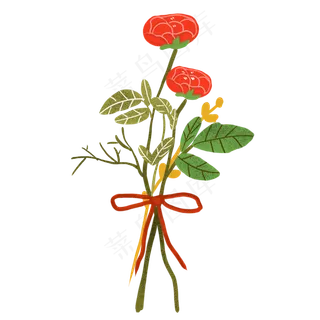 卡通花束装饰