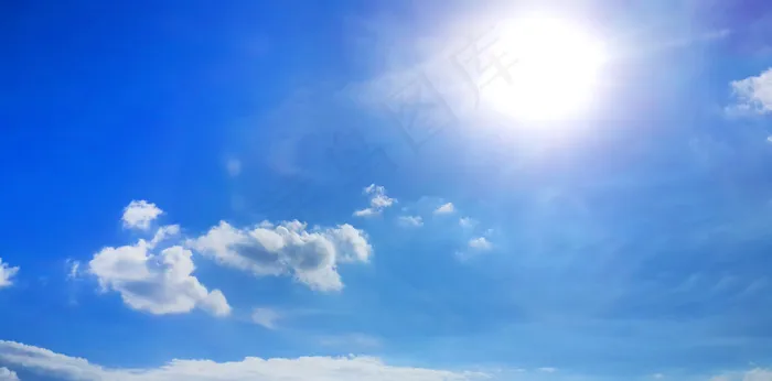 蓝天白云背景