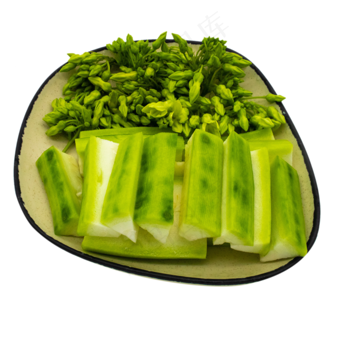 绿色青菜莴笋