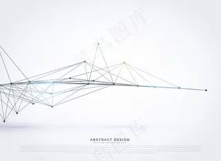 带有网格的白色背景