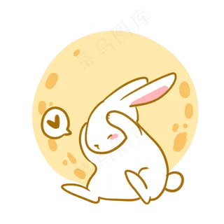 中秋可爱玉兔