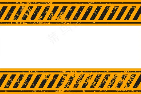 警告样式黄色和黑色条纹背景