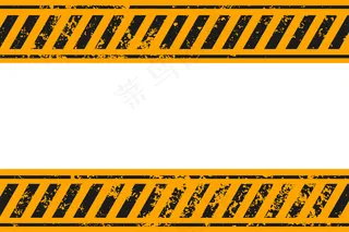 警告样式黄色和黑色条纹背景