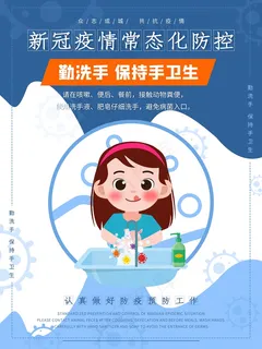 新冠疫情防控海报展板