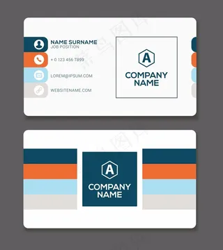 时尚大气创意名片设计