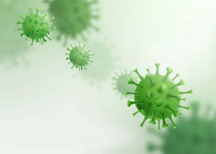 病毒背景。冠状病毒警告 。微生物医学运动概念eps,ai矢量模版下载