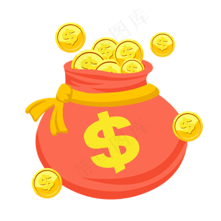 金币袋子钱币袋