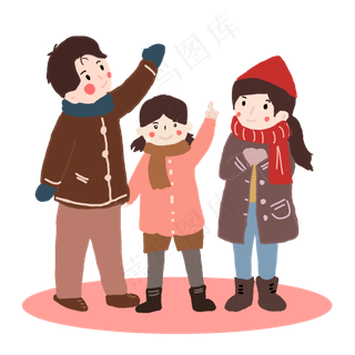 家庭聚会欢聚一堂全家团圆团聚中