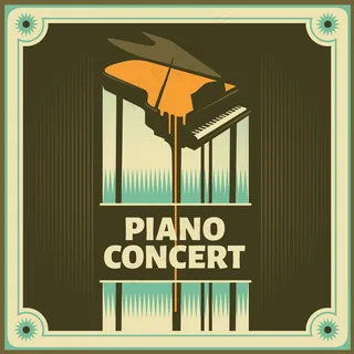 钢琴音乐会背景