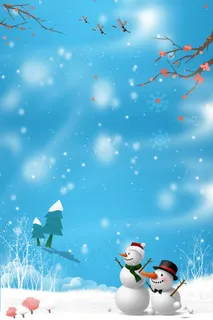12月你好冬天雪天雪人梅花松树 12月你好冬天雪天雪人梅花松树