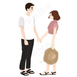 矢量七夕情人节装饰素材