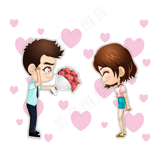 情人节七夕约会情人形象表白求婚