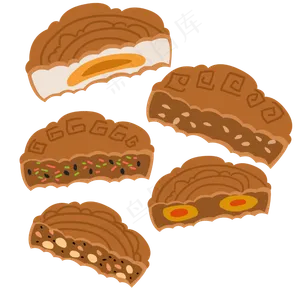 中秋甜品馅料月饼