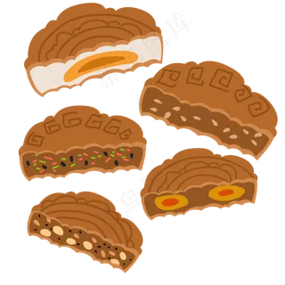 中秋甜品馅料月饼