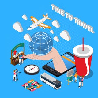 旅行时间等距构图