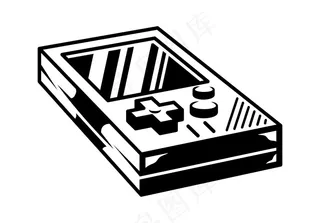 老派复古游戏机游戏机玩复古游戏机。