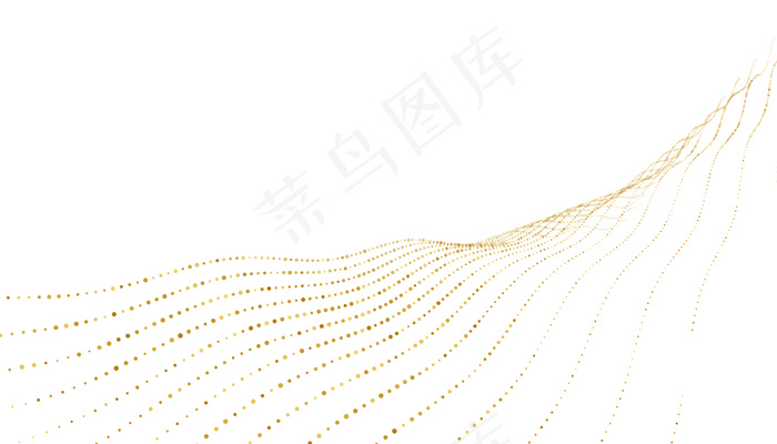 时尚的金色圆点波浪线背景eps,ai矢量模版下载