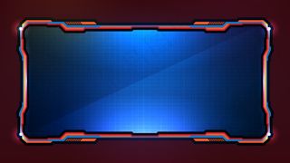 蓝光科技的抽象未来框架科幻框架插图