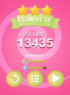 有趣的gui粉色肖像级别完整弹出界面