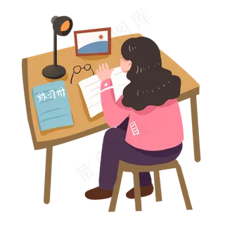 教师节老师批改作业PNG 教师节老师批改作业PNG