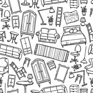 家具无缝图案