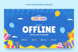 平面最小生日抽搐背景