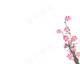 樱花开花植物免扣png