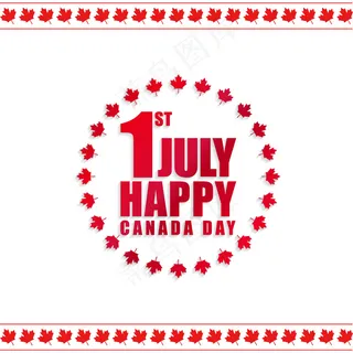 现代加拿大日设计