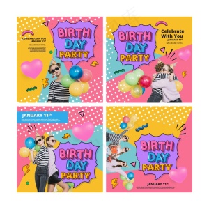 生日模板
