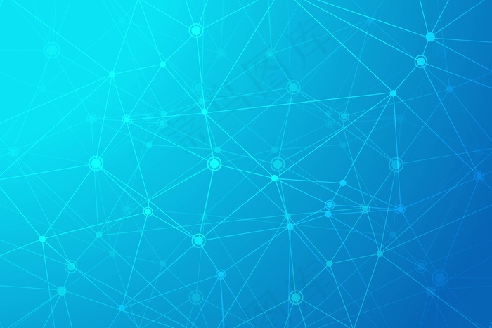 数字技术多边形背景