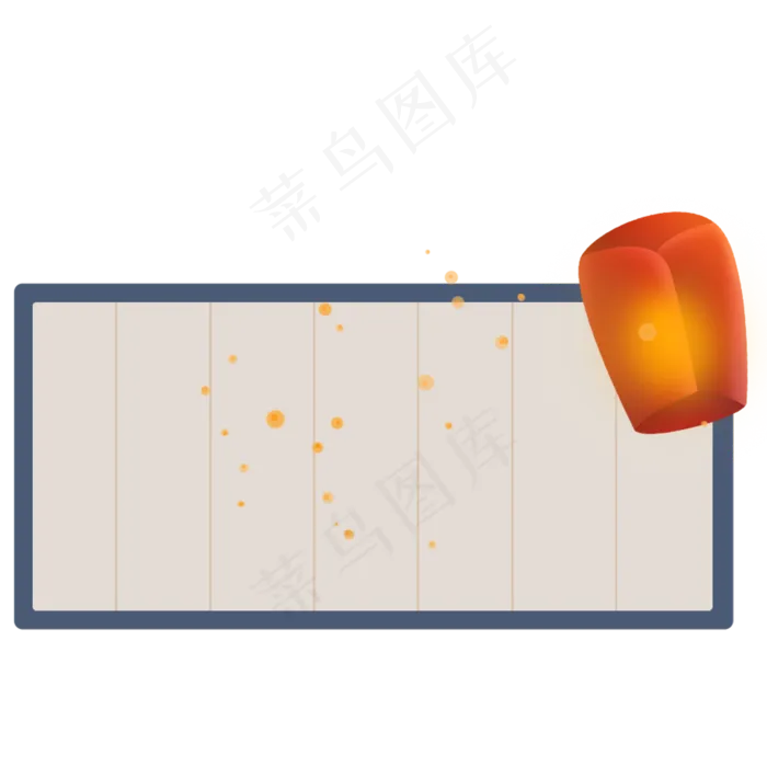 中秋节古风孔明灯边框(2048X2048(DPI:132))psd模版下载