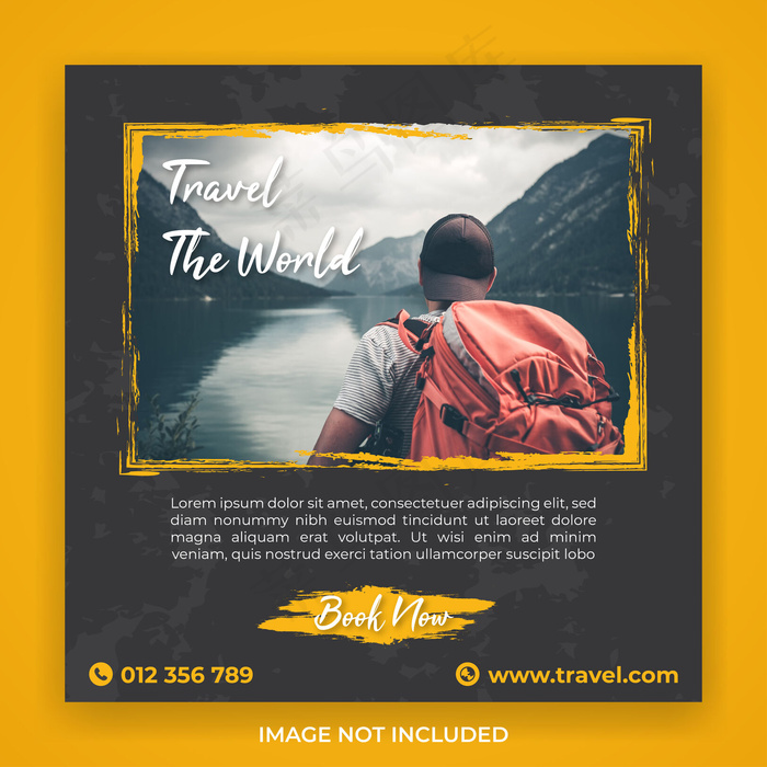 旅游广场横幅banner