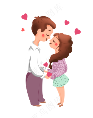 情人节情侣爱心