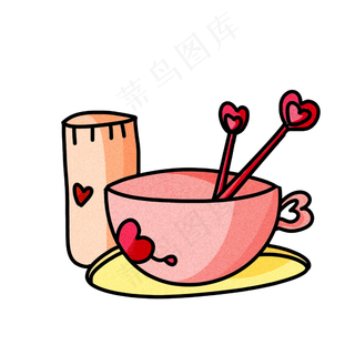 2月14日情人节简约物品