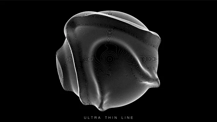 超细线流体几何。动态矢量扭曲球体eps,ai矢量模版下载