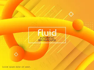 时尚现代流体未来主义背景