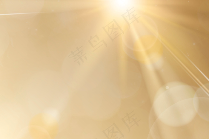 自然光透镜光斑矢量对金色背景的太阳光影响eps,ai矢量模版下载