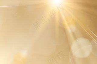 自然光透镜光斑矢量对金色背景的太阳光影响