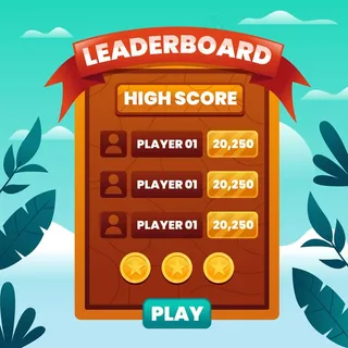 卡通排行榜插图模板