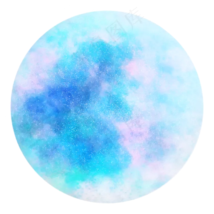 中秋节梦幻月亮(2000X2000(DPI:300))psd模版下载